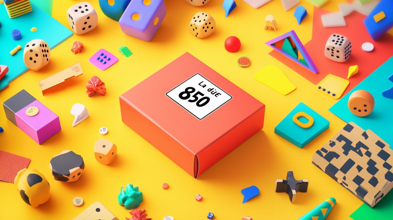 Boite de jeu vierge – 7,5 cm – 8,50 € : créez vos propres jeux éducatifs avec La vie du jouet